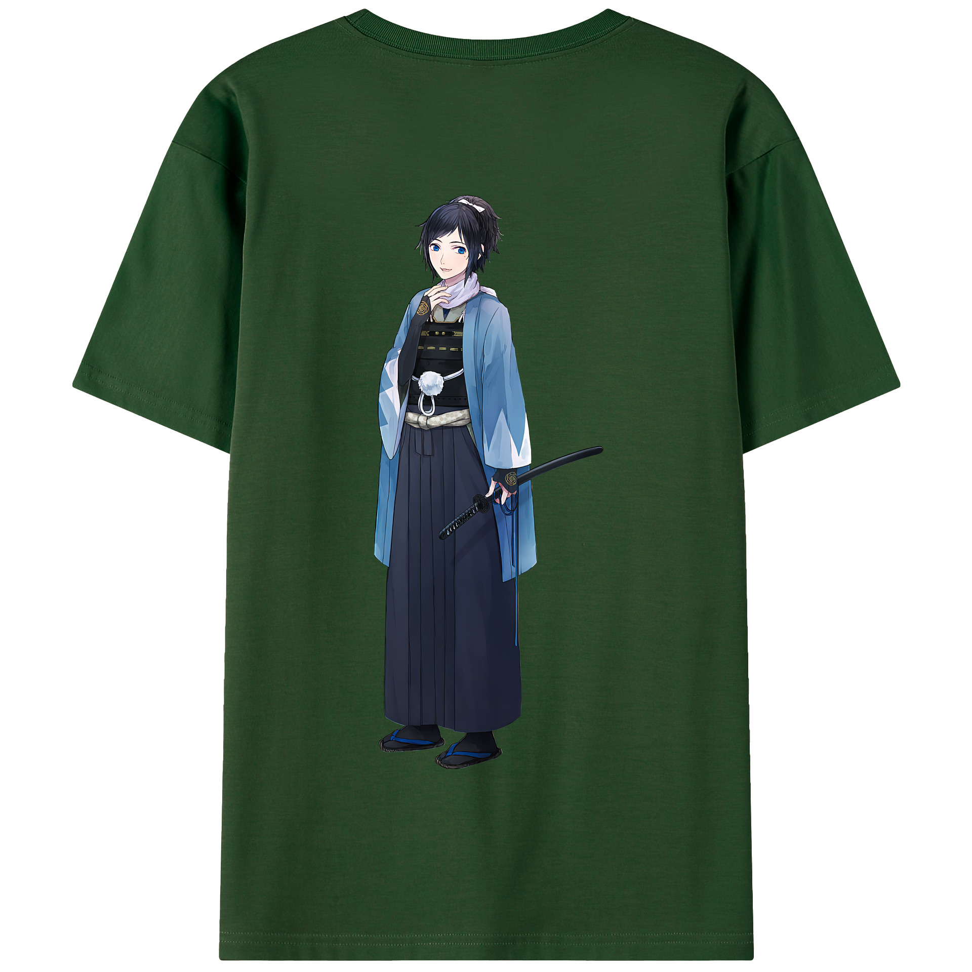 （画像用） 刀剣乱舞 Touken Ranbu 綿100％半袖Tシャツ（背面プリント）